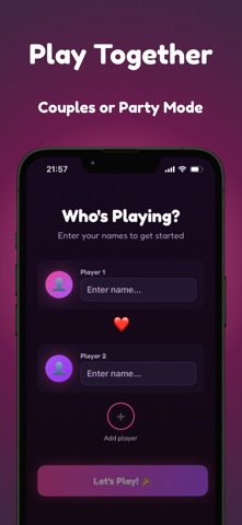 Hype - Truth or Dare Couples iPhone screenshot