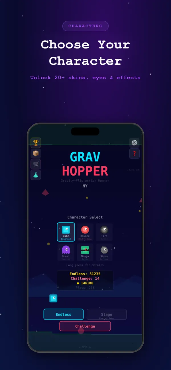 Screenshot #3 pour GravityDash-Flip Action
