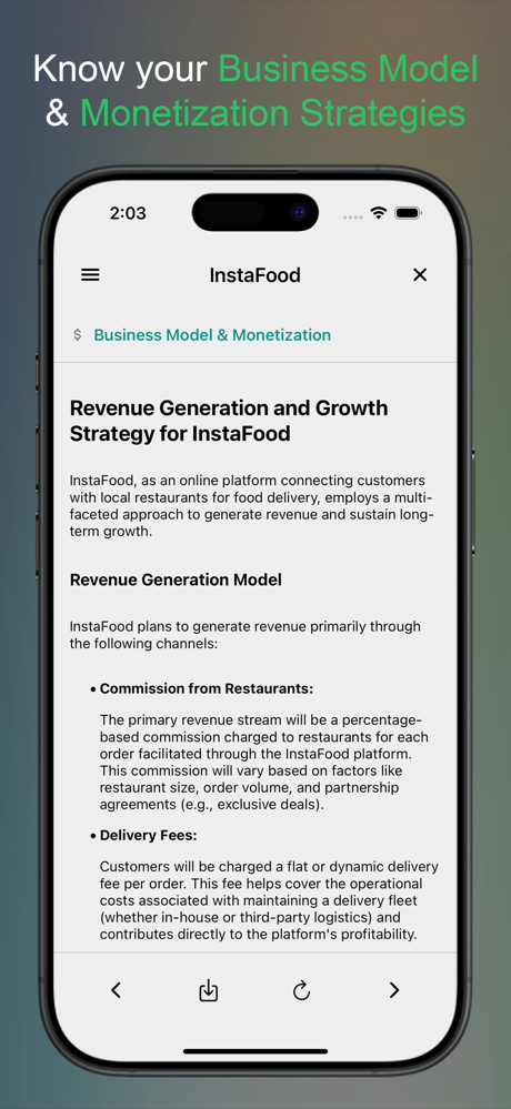 Startup AI: Idea Validator screenshot 3