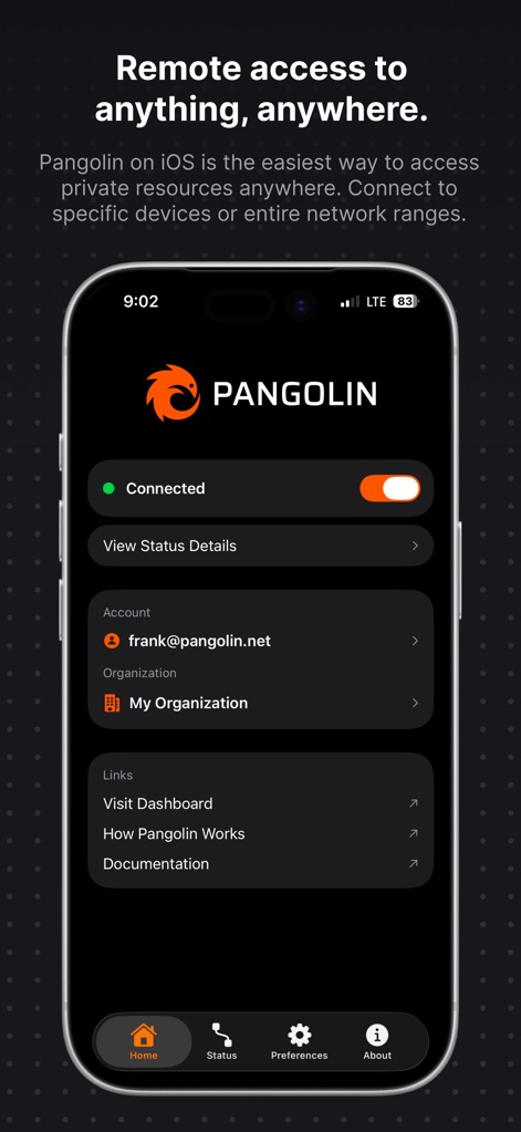 Pangolin Client - Utilities App | MWM