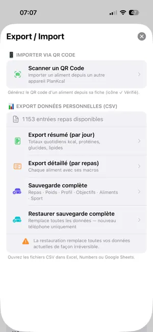 PlanKcal screenshot 4
