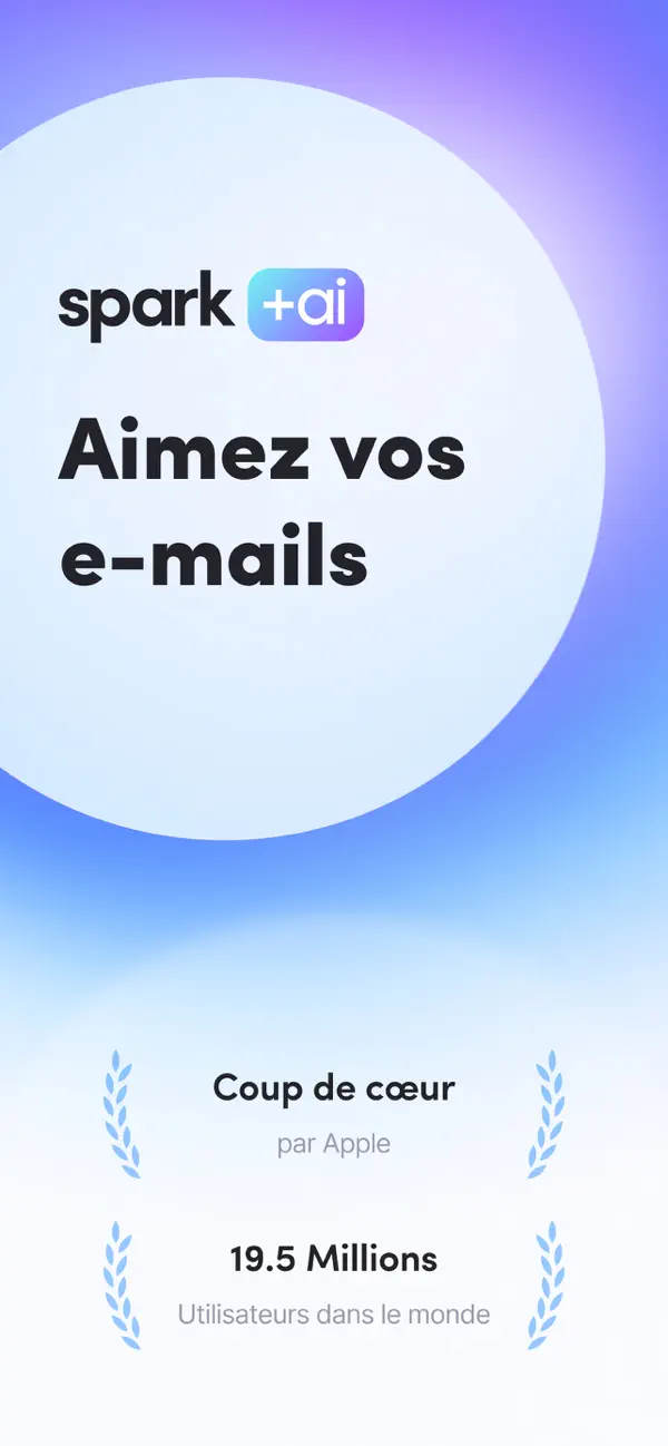 Screenshot #1 pour Spark Mail: Assistant Email IA