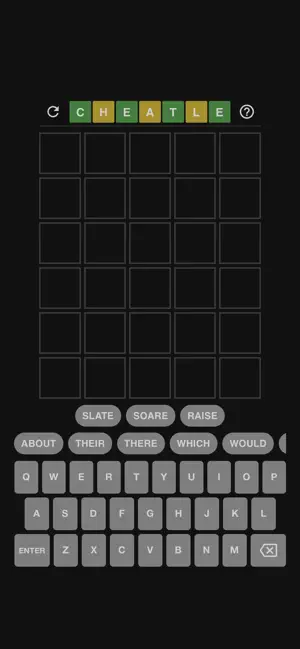 Cheatle - Wordle Solver screenshot 1
