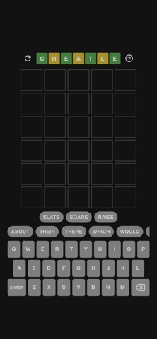 Cheatle - Wordle Solver screenshot 1