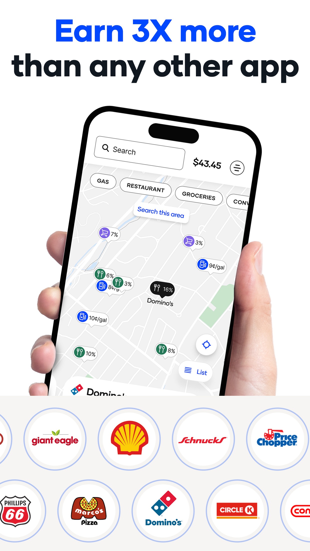 Upside: Earn Cash Back on Fuel screenshot 4