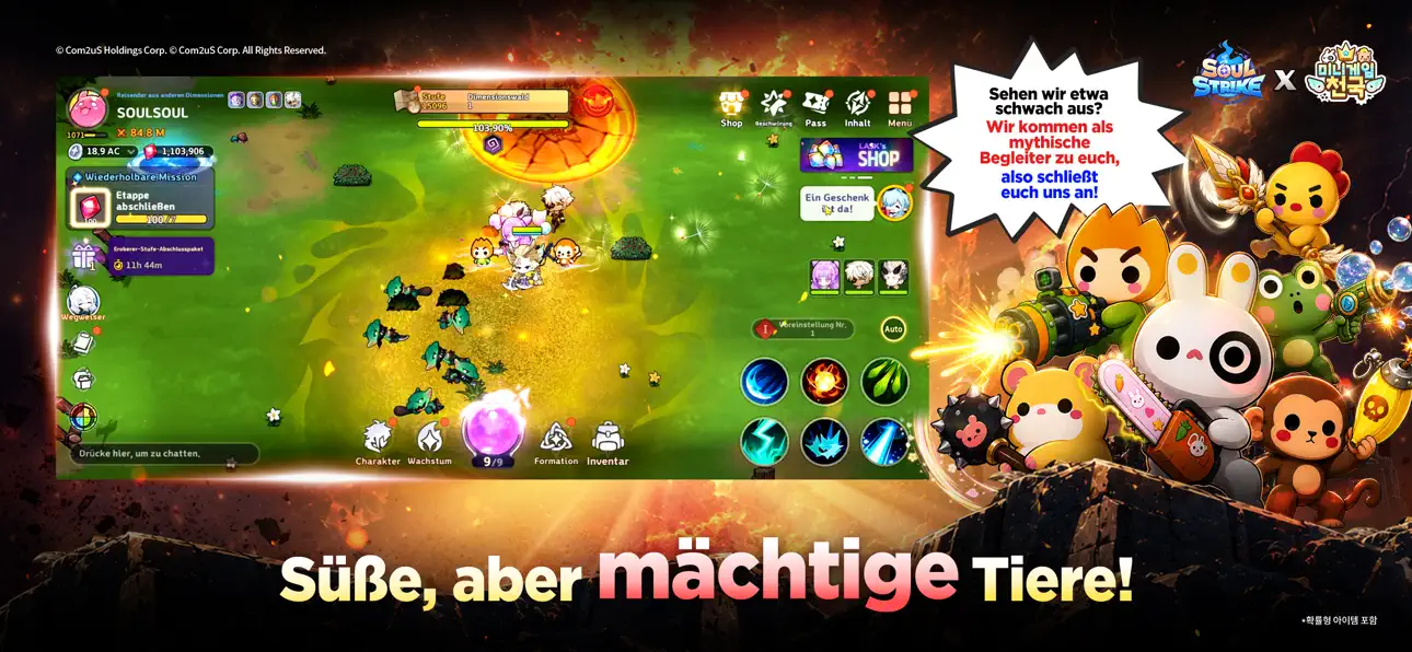 Soul Strike iOS Mod IPA screenshot 1 - iOS game interface