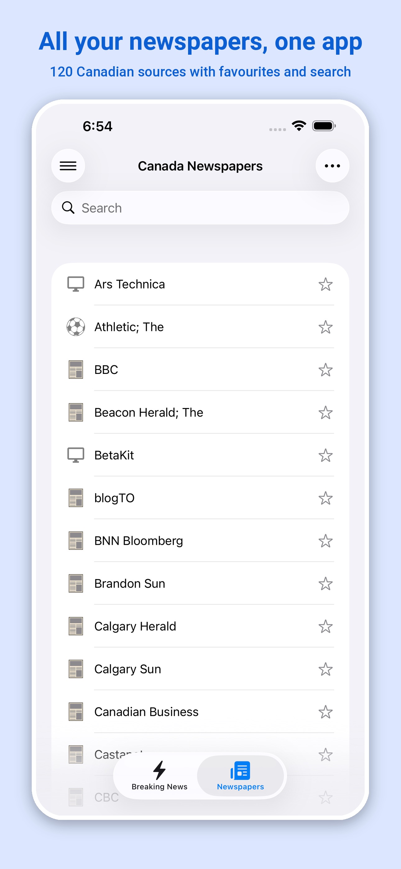 Screenshot 2 of Canadian Newspapers & News