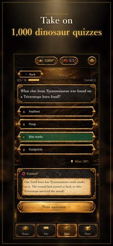 Dino Doctor: Dino Quiz & Dex screenshot 3