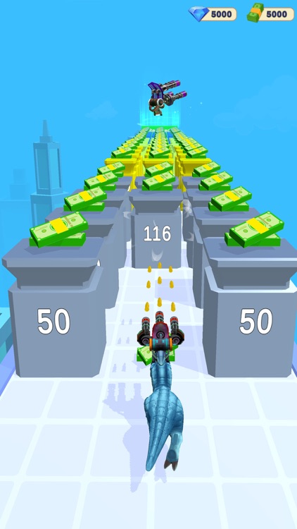 Dino Run Simulator-Weapon Game screenshot-4
