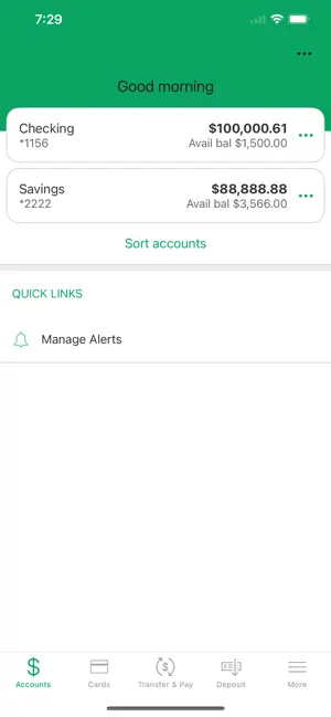 Racine Home National Bank screenshot 2