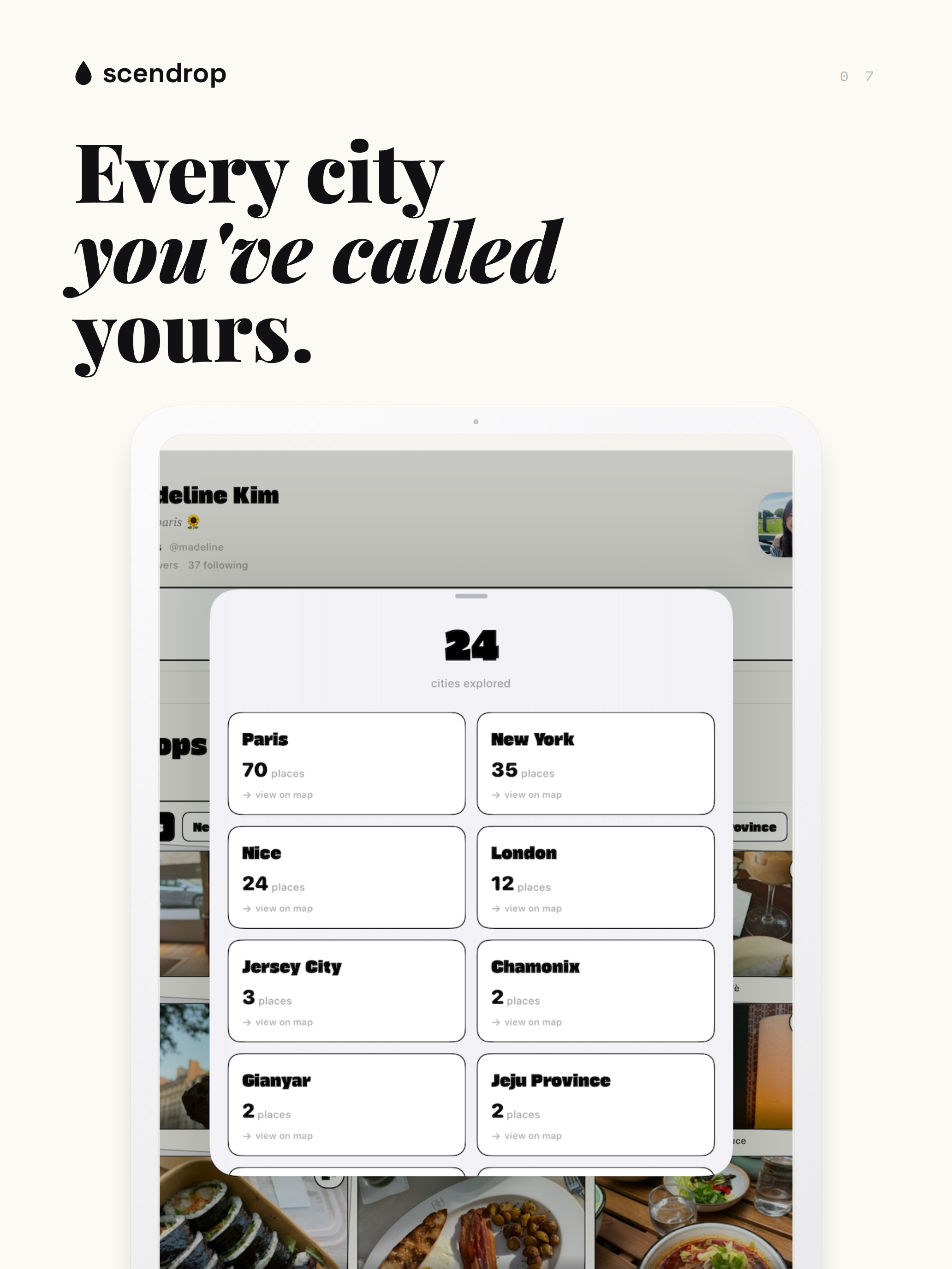 Scendrop: A Map of Your Taste screenshot 16