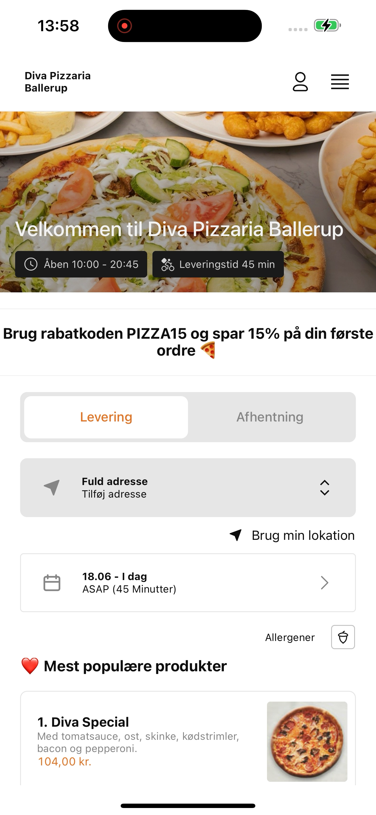 Diva Pizzaria