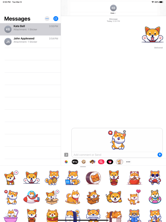 Screenshot #4 pour Shiba Inu Best Stickers