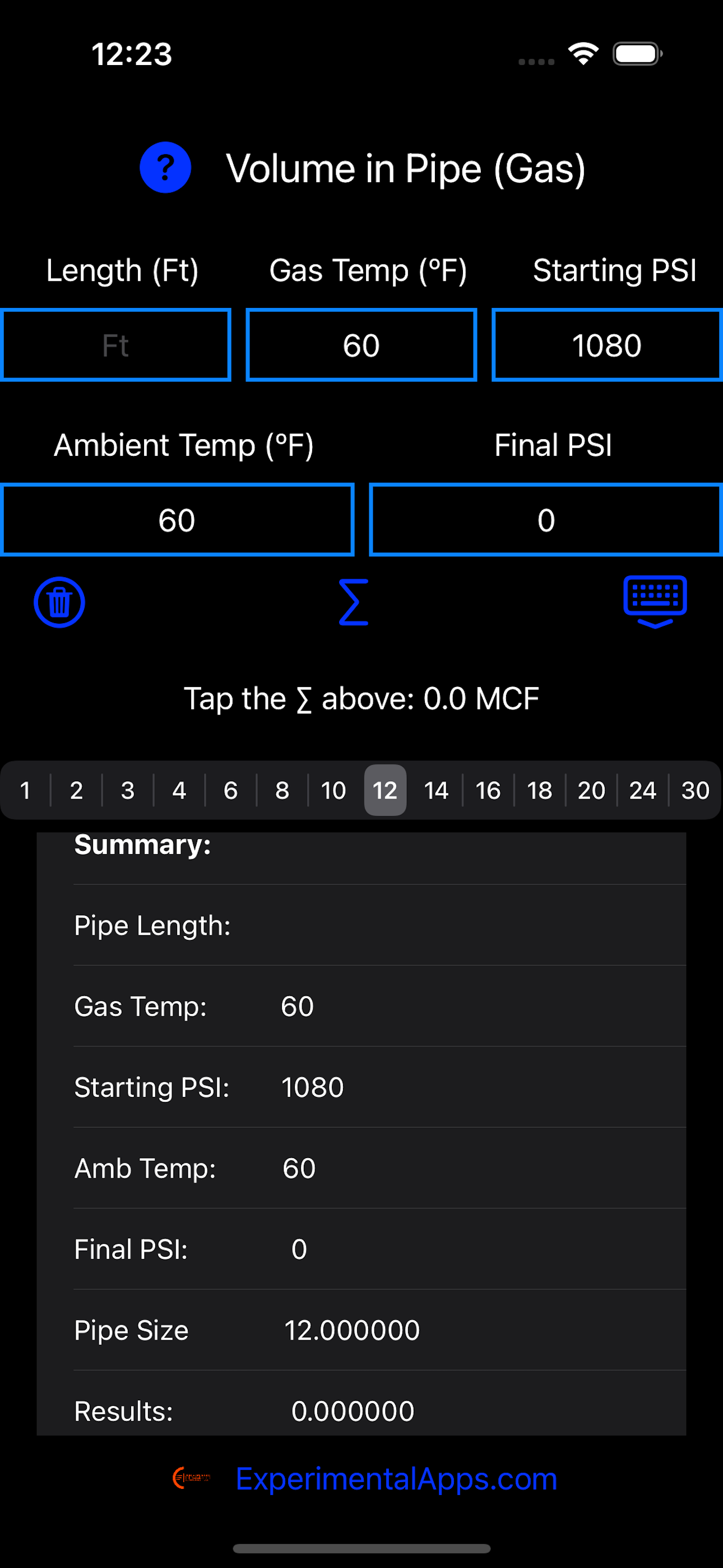 Volume in Pipe