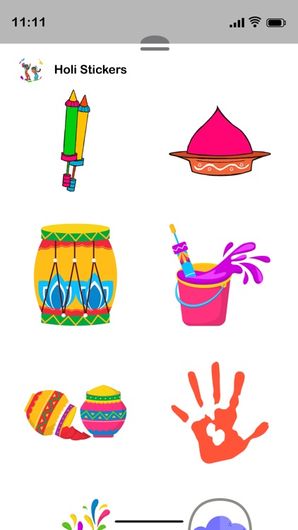 Holi Stickers - Dhuleti Emojis screenshot-3