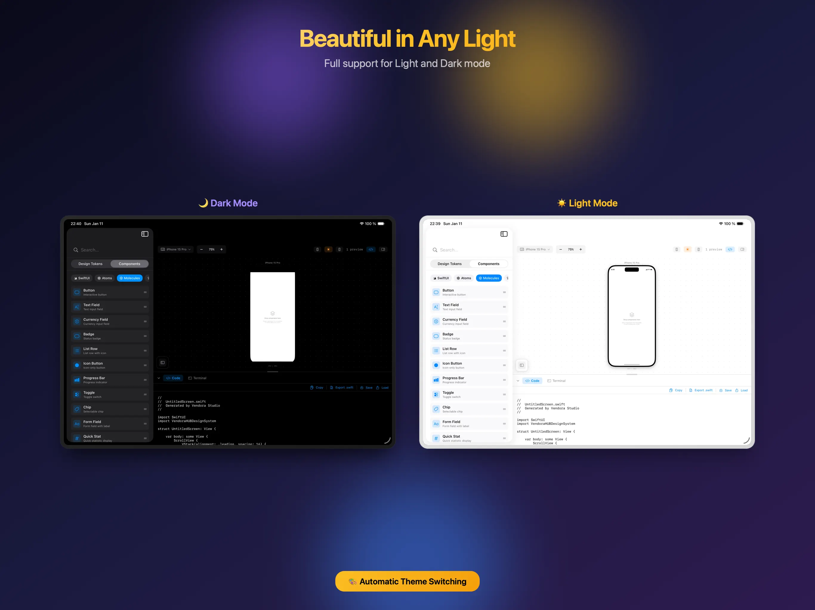 #5. Vendora Studio (iOS) Podle: Ahmed Chebbi