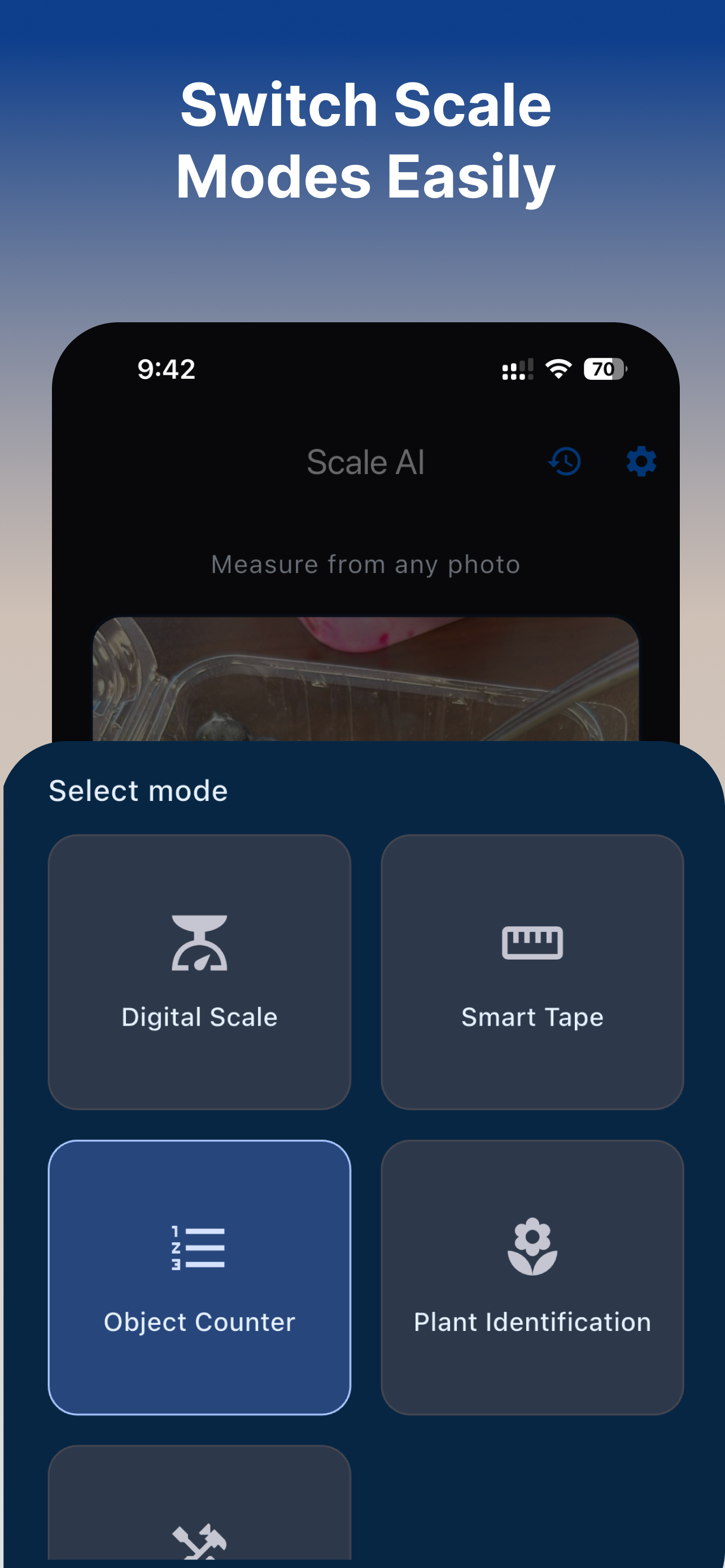 Digital Scale for Grams App