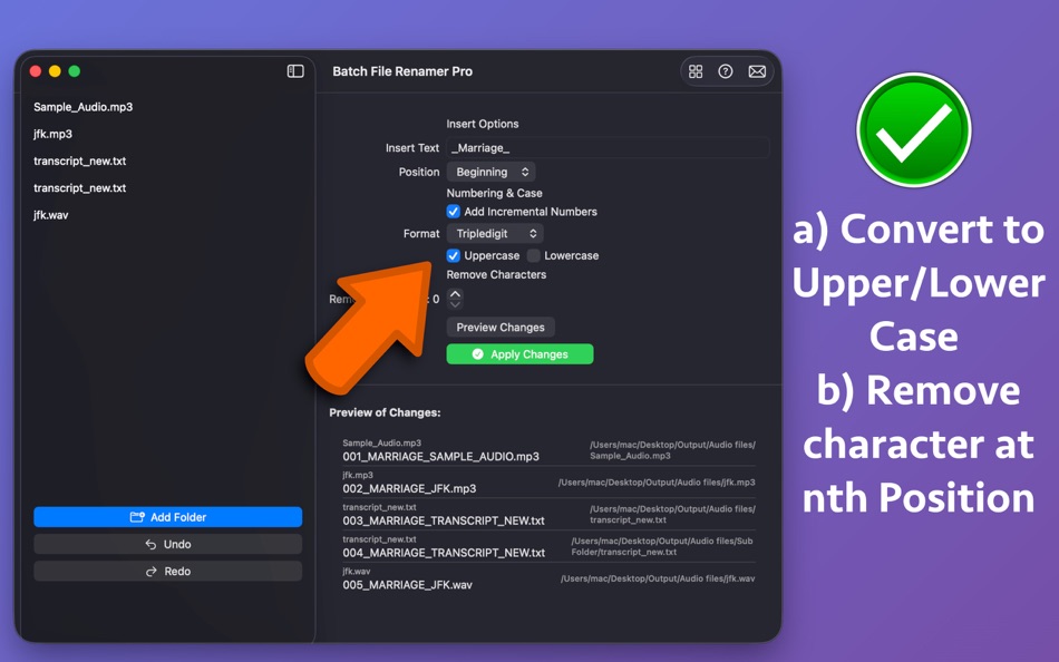 #4. Batch File Renamer Pro (macOS) 来自: Nikhil Anshuman