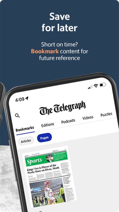 The Telegraph News Screenshot