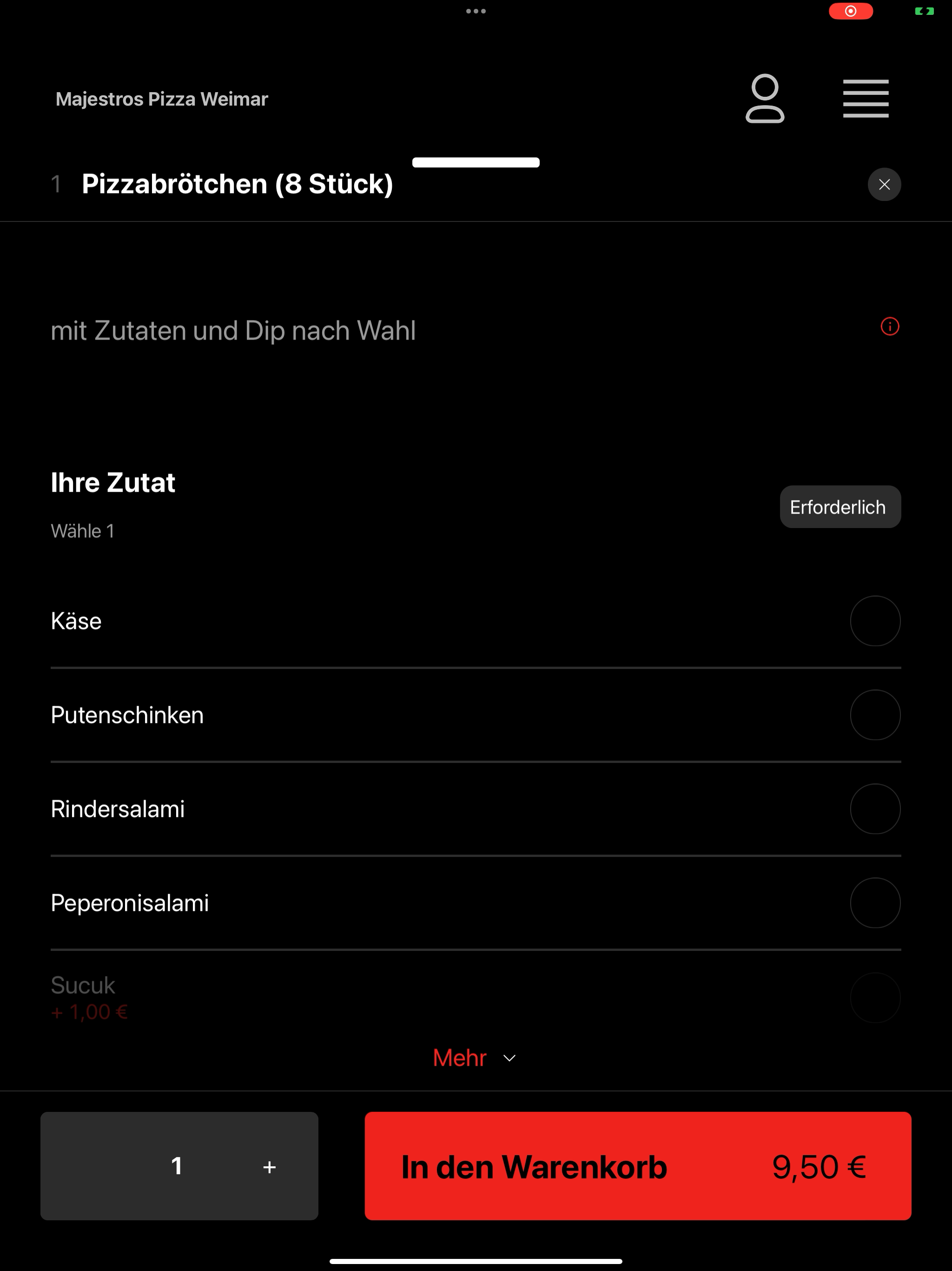 Majestros Pizza Weimar screenshot 16