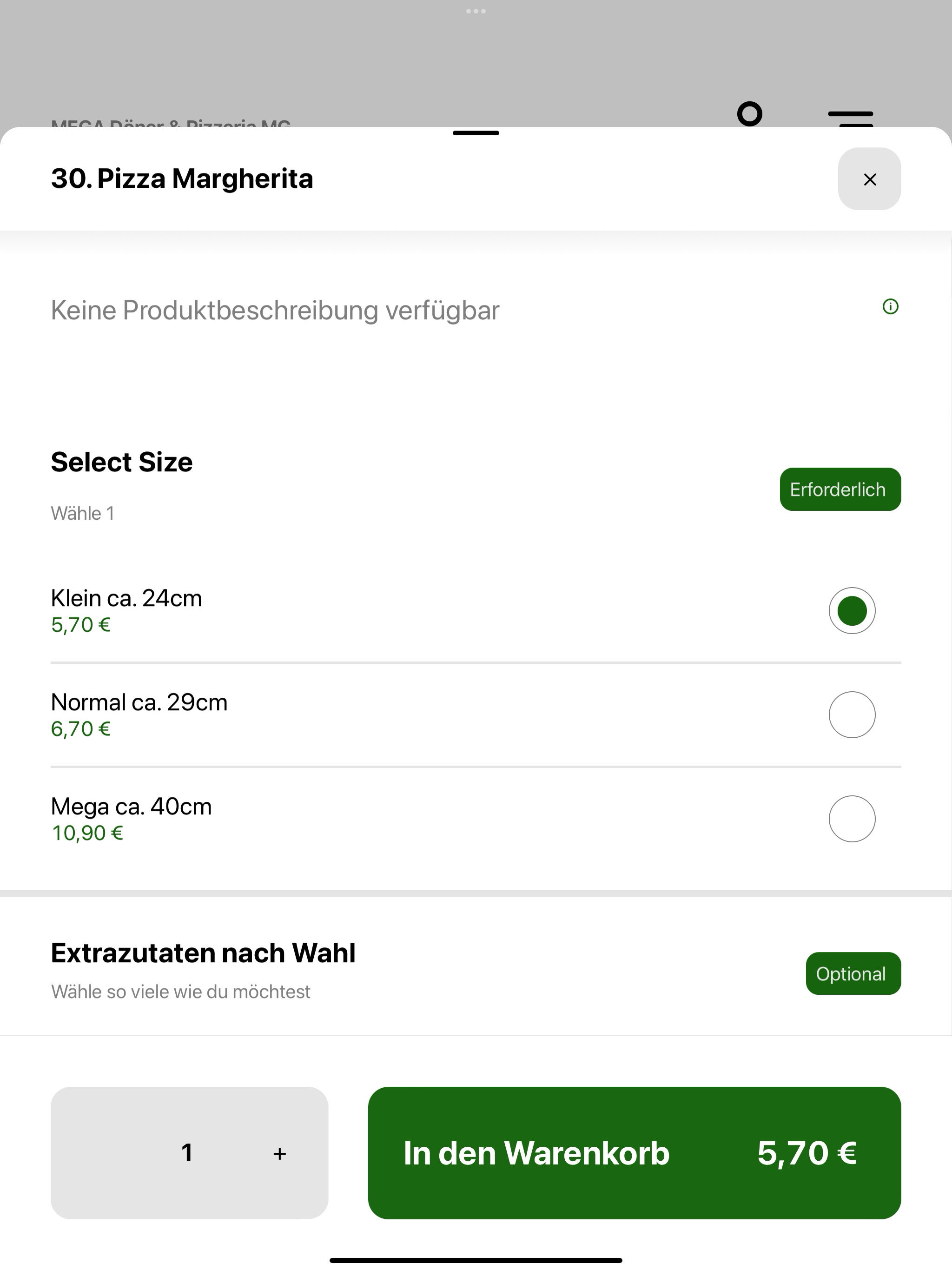 MEGA Doner und Pizzeria