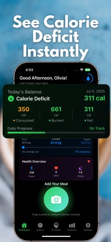 AI Calorie Tracker: SnapCal Screenshot 2 of 7