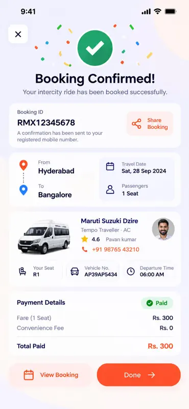 Roamix Cabs screenshot 6 of 6