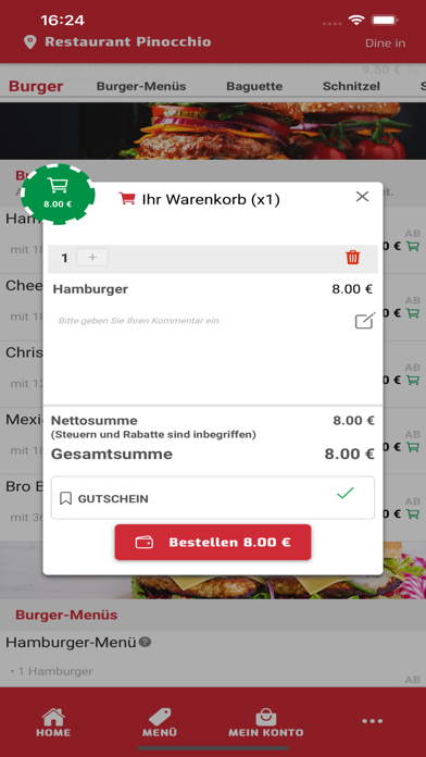 Restaurant Pinocchio Screenshot 4 - AppWisp.com Restaurant Pinocchio Screenshot 4 - AppWisp.com