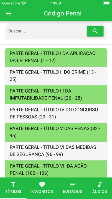 Código Penal Brasileiro Screenshot