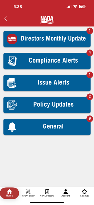 NADA – Official Mobile App Screenshot 6 of 6
