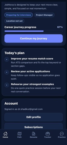JobNova screenshot