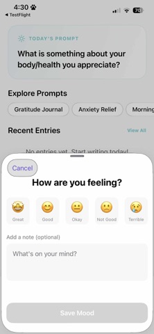 Bloom - AI Mental Wellness screenshot