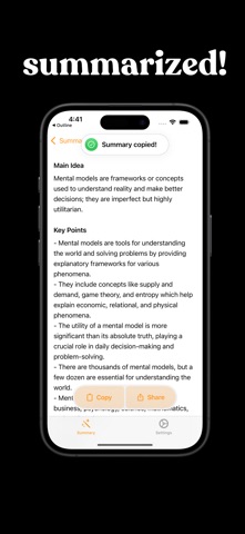 TLDR AI Summarizer: Outline Screenshot 5 of 7