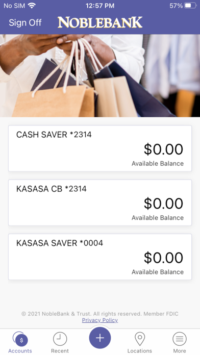 NobleBank & Trust Screenshot