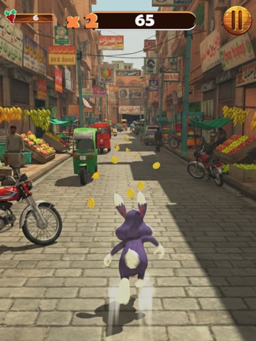 Bunny Street Runner Dash 3D iPad screenshot