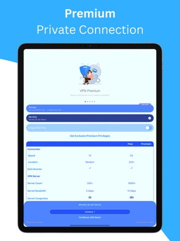 VPN Pro - Fast Secure Proxy iPad screenshot