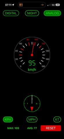 GPS Speedometer iPhone screenshot