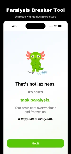 UnfreezeMe: ADHD Task Starter screenshot 2