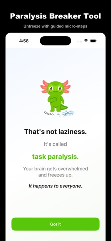 UnfreezeMe: ADHD Task Starter Screenshot 2 of 5
