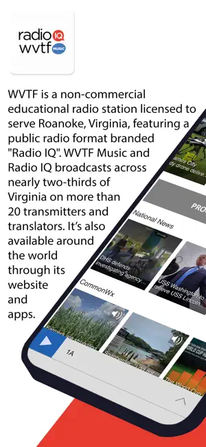 WVTF RadioIQ screenshot 1
