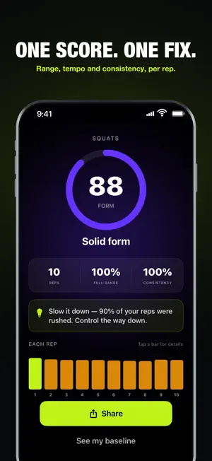 Incli AI: Form Score & Reps screenshot 4