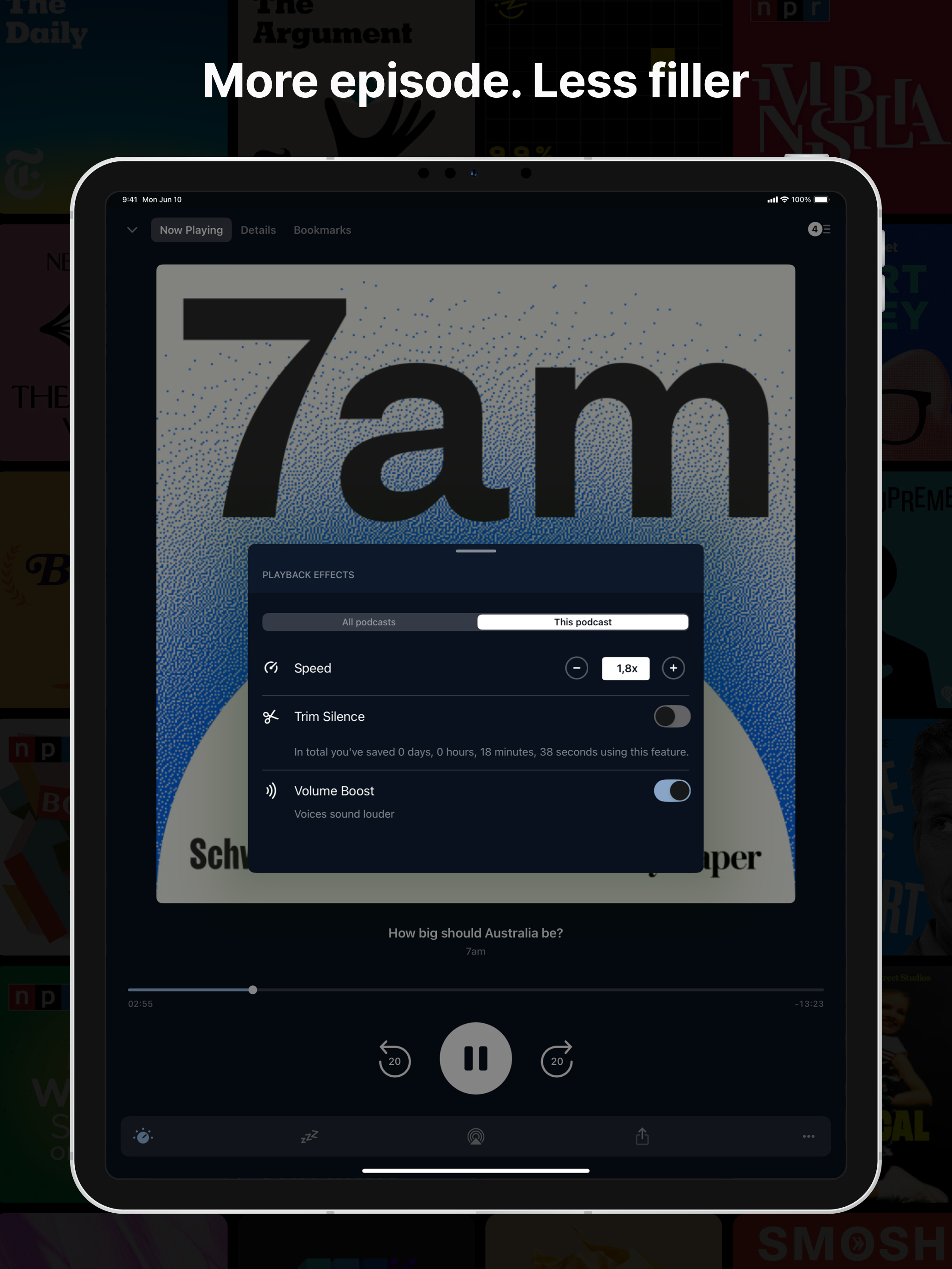 Pocket Casts: Podcast Player screenshot 11
