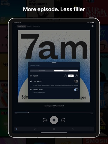Pocket Casts: Podcast Player iPad screenshot 4