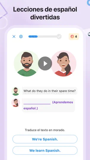 Captura de pantalla de Inglés.com Aprender Inglés en iPhone 3