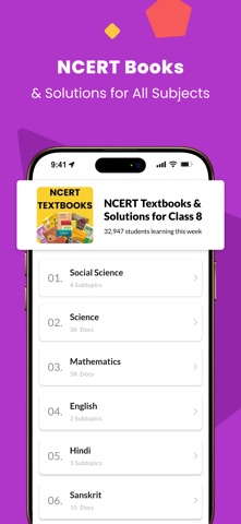 Class 8 CBSE NCERT & Maths App Screenshot 6 of 8