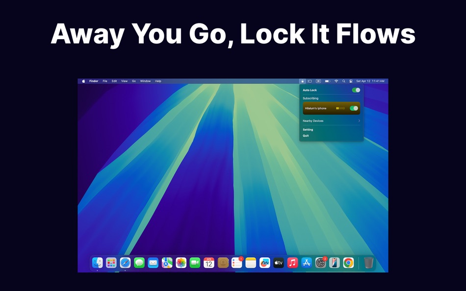 #1. AwayLock – iPhone / Watch Lock (macOS) 由: 晨阳 段