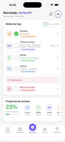 My Routine screenshot