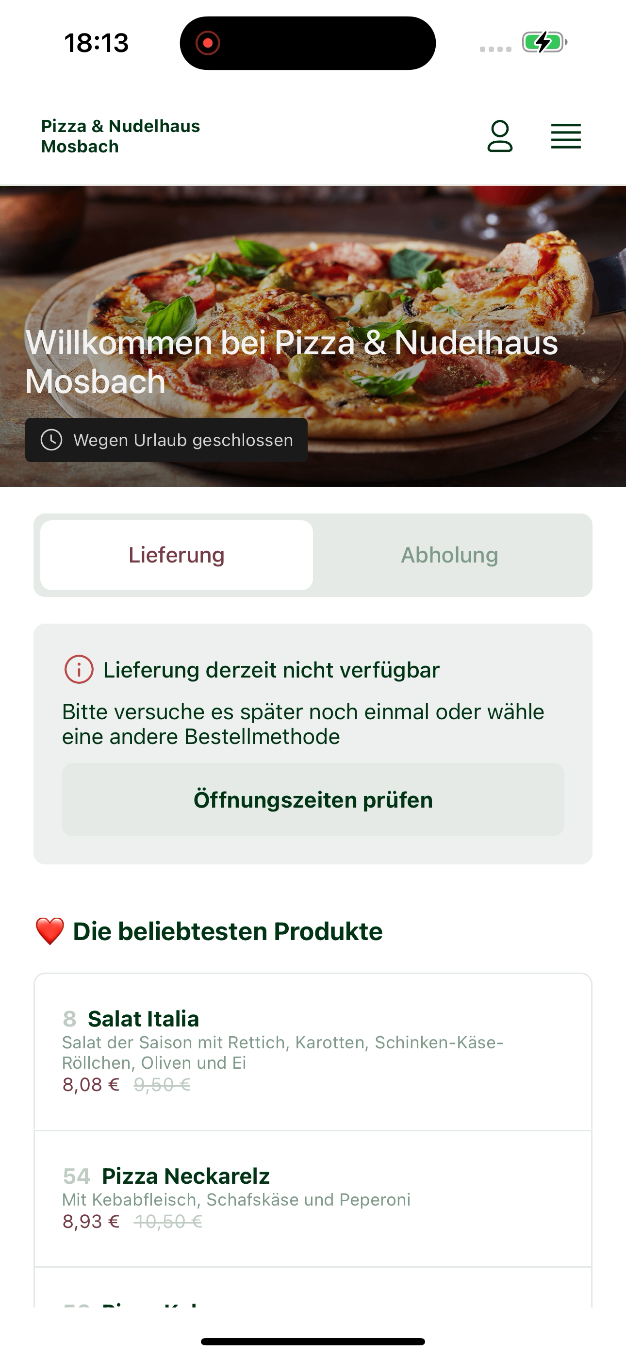 Pizza & Nudelhaus screenshot 5