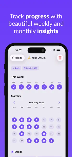 Habit Streaks - Daily Tracker screenshot 2