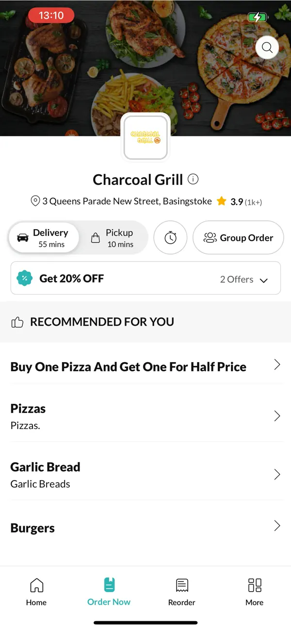Screenshot #2 pour Charcoal Grill Basingstoke